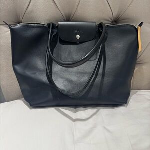 Longchamp Coated Canvas City Tote Large